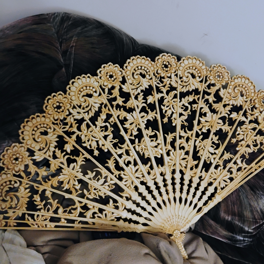 Elegant Floral Hand Fan